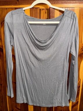 Apt 9 Essentials Women’s Long Sleeve Draped Cowl Neck Top